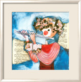 Flutist II Láminas por Rosina Wachtmeister