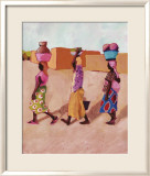 Three Africans Affiches par Kalou 