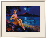 Ukulele Player Lámina giclée enmarcada Ukulele Player Lámina giclée enmarcada