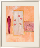 Composition aux Fleurs Rose Láminas por Michael Gamracyj