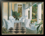 White Summer Terrace Posters por Piet Bekaert