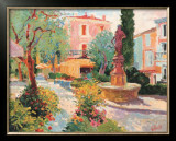 Place Mougins, 1989 Print by Paul Riley