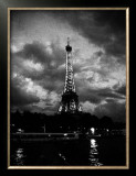 Nuit Orageuse au Tour Eiffel Posters by H. Jennings Sheffield
