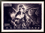 Schloss Vogelod, Marmorhaus Framed Giclee Print by Josef Fenneker