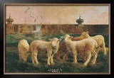 Five Lambs, 1988 Poster por Richard Yaco