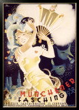 Munchener Fasching, 1938 Framed Giclee Print by Koli (Anton Kolnberger) 