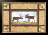 Moose Lake Lodge Poster by Zachary Alexander