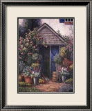 Remise dans le jardin Posters par Barbara R. Felisky