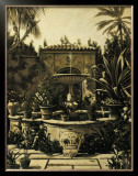 Courtyard Fountain Prints by David Parks