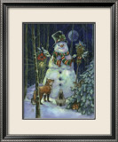 Dapper Snowman Arte por Donna Race Dapper Snowman Arte por Donna Race