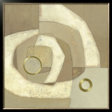 Gold Circle Prints by Jodi Jones