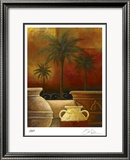 Sunset Palms I Limited Edition Framed Print by Georgia Rene