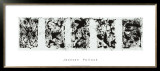 Black and White Polyptych Print by Jackson Pollock