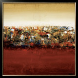 Red Lake Print by Yehan Wang