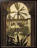 View to the Courtyard Prints by David Parks