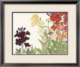 Japanese Flower Garden I Prints by Konan Tanigami