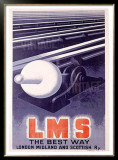 LMS Framed Giclee Print by Adolphe Mouron Cassandre