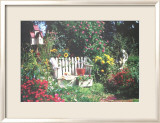 Jardin secret Reproduction encadrée édition limitée par Harvey Edwards