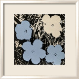 Flowers, c.1965 (Blue, Ivory) Posters af Andy Warhol Flowers, c.1965 (Blue, Ivory) Posters af Andy Warhol