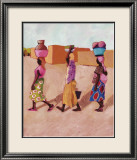 Three Africans Prints by Kalou 