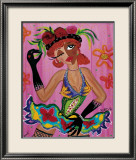 Pink Rosita Print by B. Ingrid