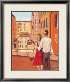 Honeymoon in Venice Print by Steff Green