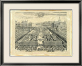 Crackled Formal Garden View III Affiches par Eric Dahlbergh