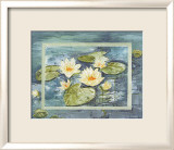 Flowers of Water Print by Martina Reimann