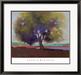 Twilight Oak IV Print by Dennis Rhoades