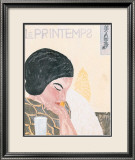 Le Primtemps Posters by Onchi Koshiro