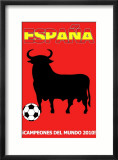 2010 Football Champions - Spain.  Espana - Campeones del Mundo 2010! Pósters