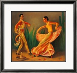 El Baile Poster par Paul Valentine Lantz