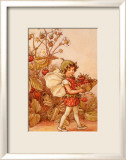 El hada de la fresa Lámina por Cicely Mary Barker El hada de la fresa Lámina por Cicely Mary Barker