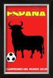 2010 Football Champions - Spain.  Espana - Campeones del Mundo 2010! Art