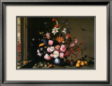 Vase de Fleurs a Cote d'Une Fenetre Arte por Balthasar van der Ast