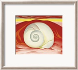 Red Hills with White Shell, c.1938 Affiches par Georgia O'Keeffe
