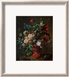 Flores en una urna Lámina por Jan van Huysum Flores en una urna Lámina por Jan van Huysum