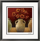 Red Poppies Limited Edition Framed Print by Georgia Rene