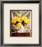 Yellow Roses Prints by Robin Anderson