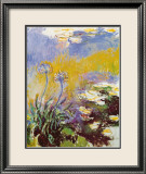 Les Agapanthes Print by Claude Monet