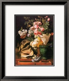 Roses et Autres Fleurs, Coquillages, Tete de Requin et Petrifications, c.1819 Plakater av Antoine Berjon Roses et Autres Fleurs, Coquillages, Tete de Requin et Petrifications, c.1819 Plakater av Antoine Berjon