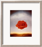 Rose méditative Affiches par Salvador Dalí