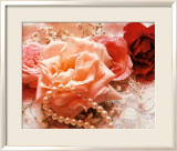 Pink Rose and Pearls Posters par Bruce Curtis