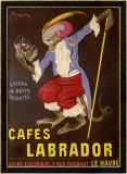 Cafes Labrador Framed Giclee Print by Leonetto Cappiello