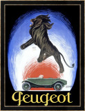 Peugeot Lámina giclée enmarcada por Leonetto Cappiello