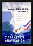 Ocean Liner, Israel Framed Giclee Print by Noel Revest