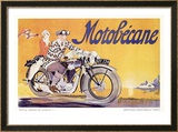 Motobecane Lámina giclée enmarcada por Geo Ham Motobecane Lámina giclée enmarcada por Geo Ham