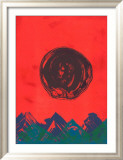 Naturstein Blau Posters by Otto Piene