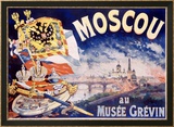Moskau Gerahmter Giclée-Druck