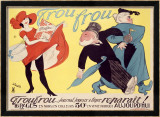 Frou Frou Framed Giclee Print by Marcel Vertes